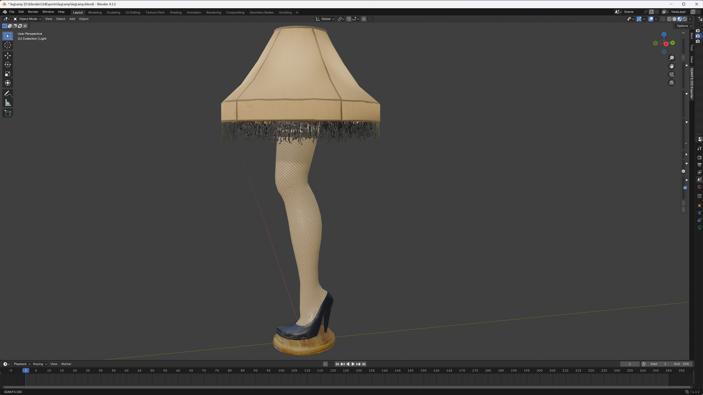 FS25 Leg Lamp