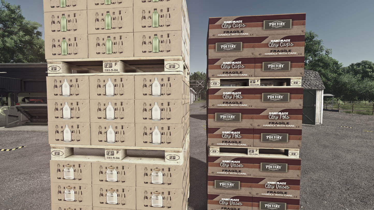 FS25 Mega Mod Pack - (Glass and Pottery Production)