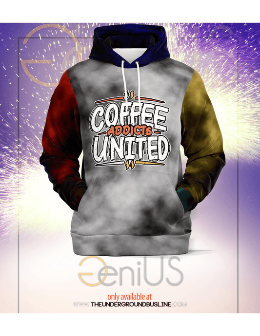 Coffee Addicts United™ Pullover Hoodie - Greasy