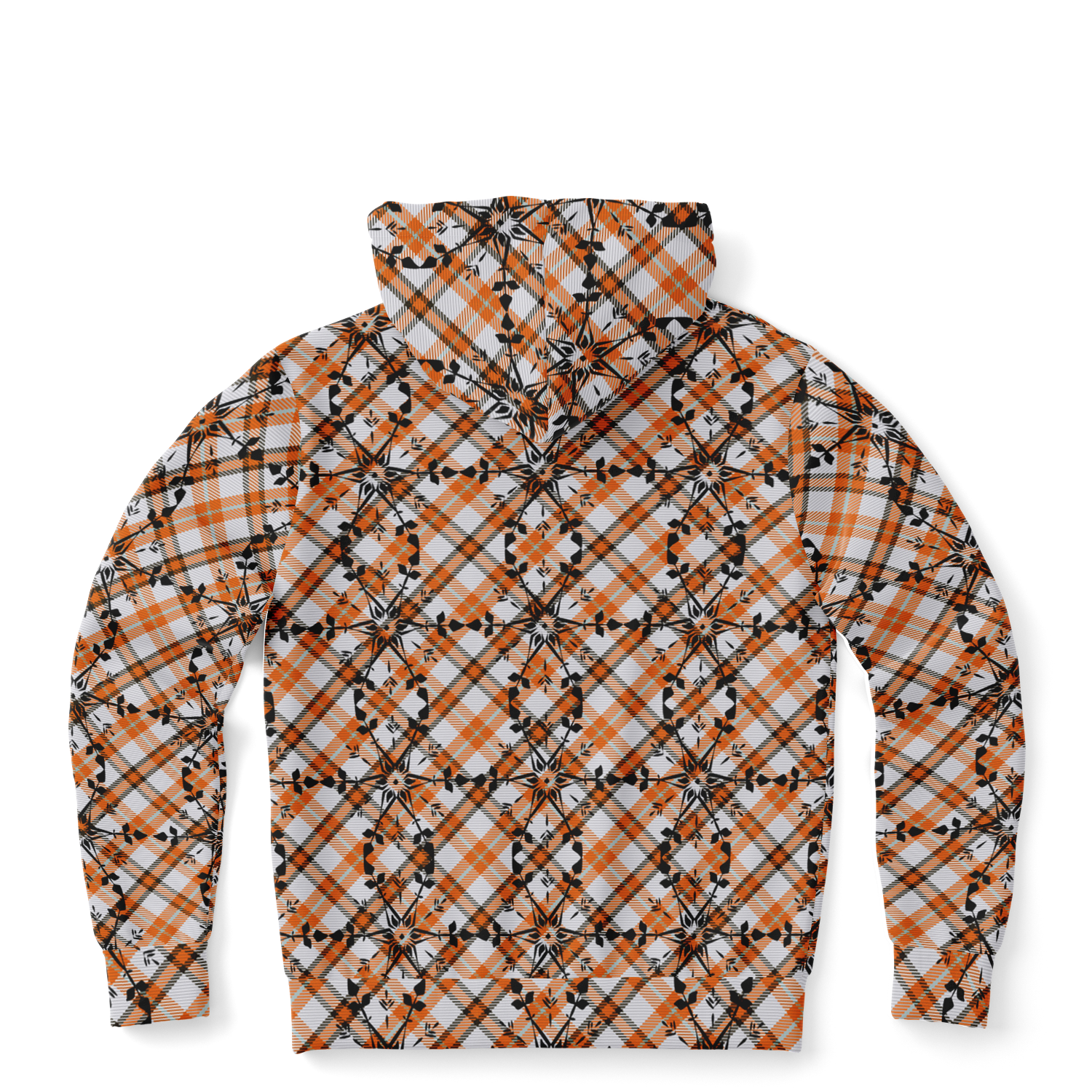 the-underground-bus-line-zip-up-hoodie-fire-Plaid