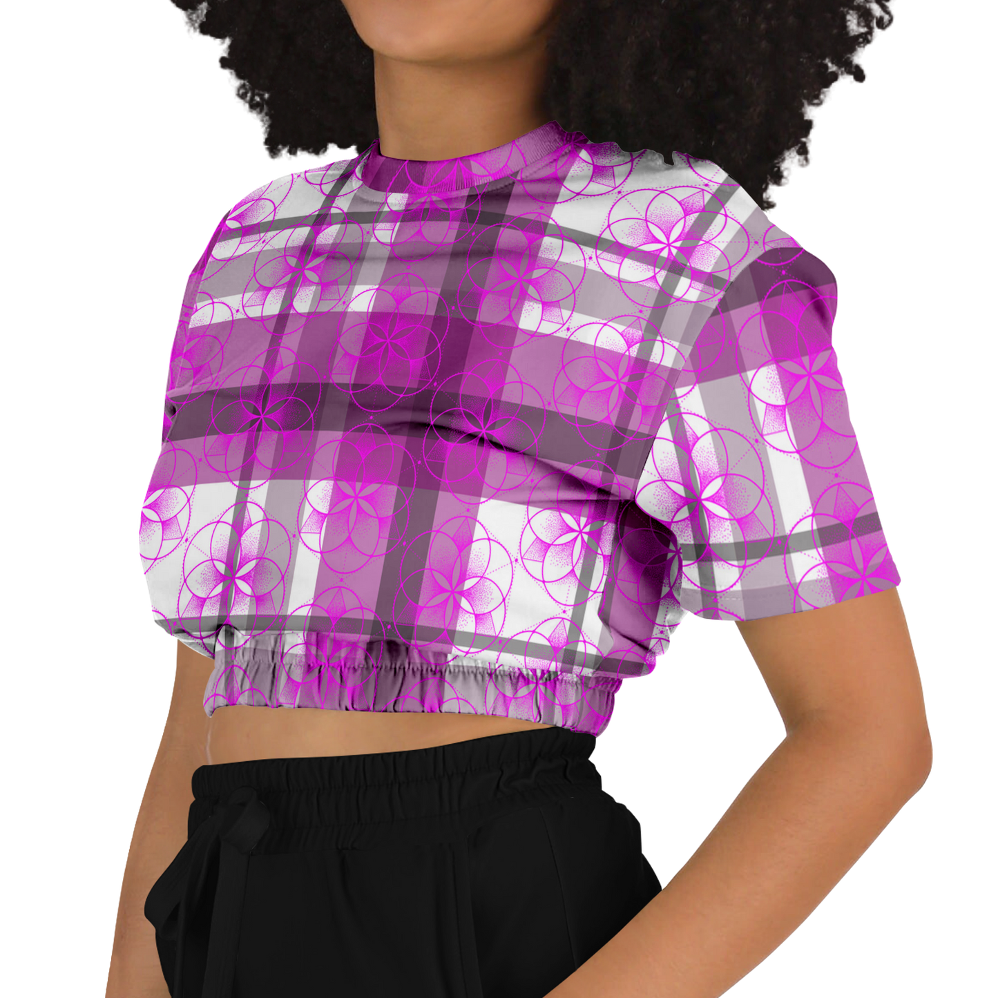 the-underground-bus-line-sacred-crown-cropped-short-sleeved-sweatshirt