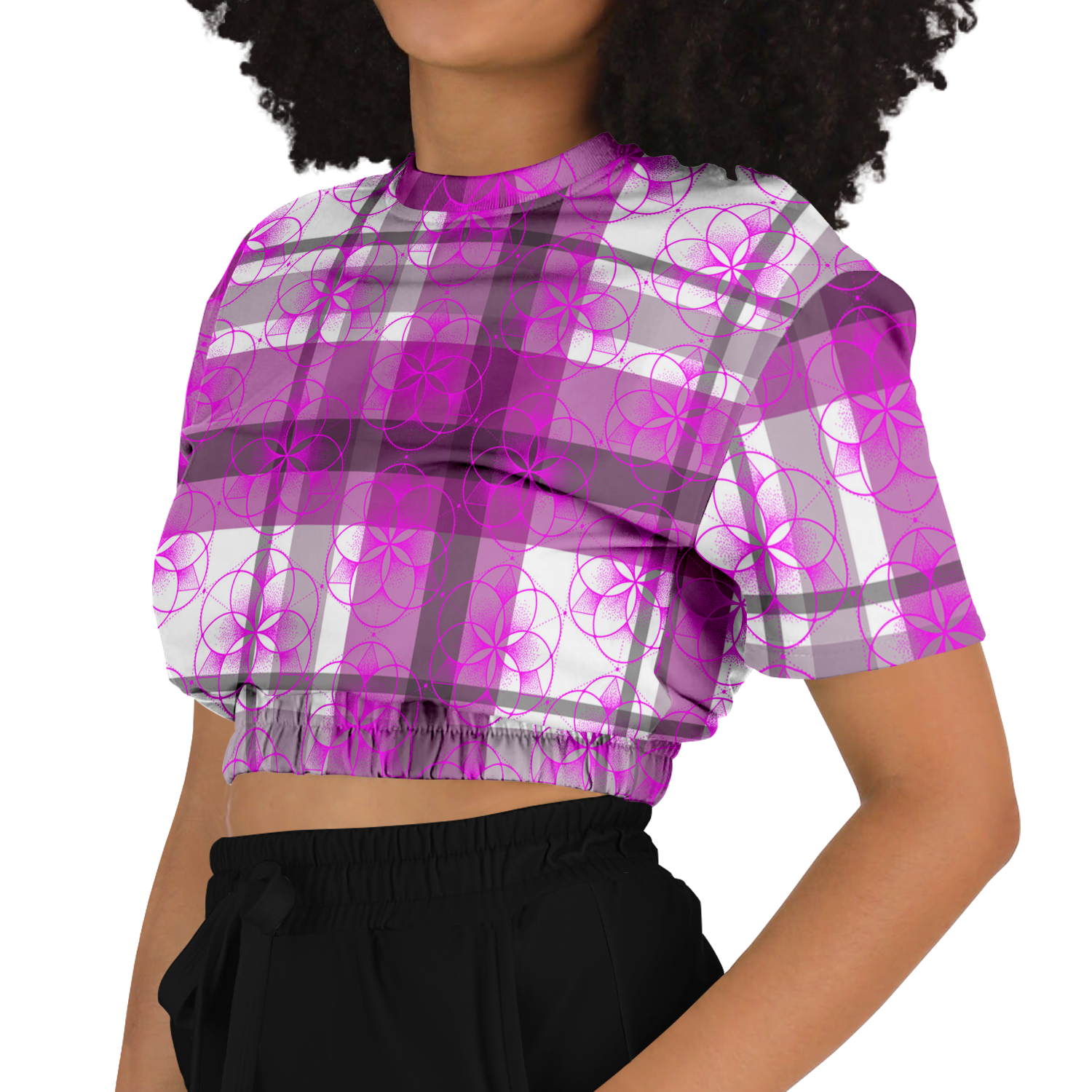 the-underground-bus-line-sacred-crown-cropped-short-sleeved-sweatshirt