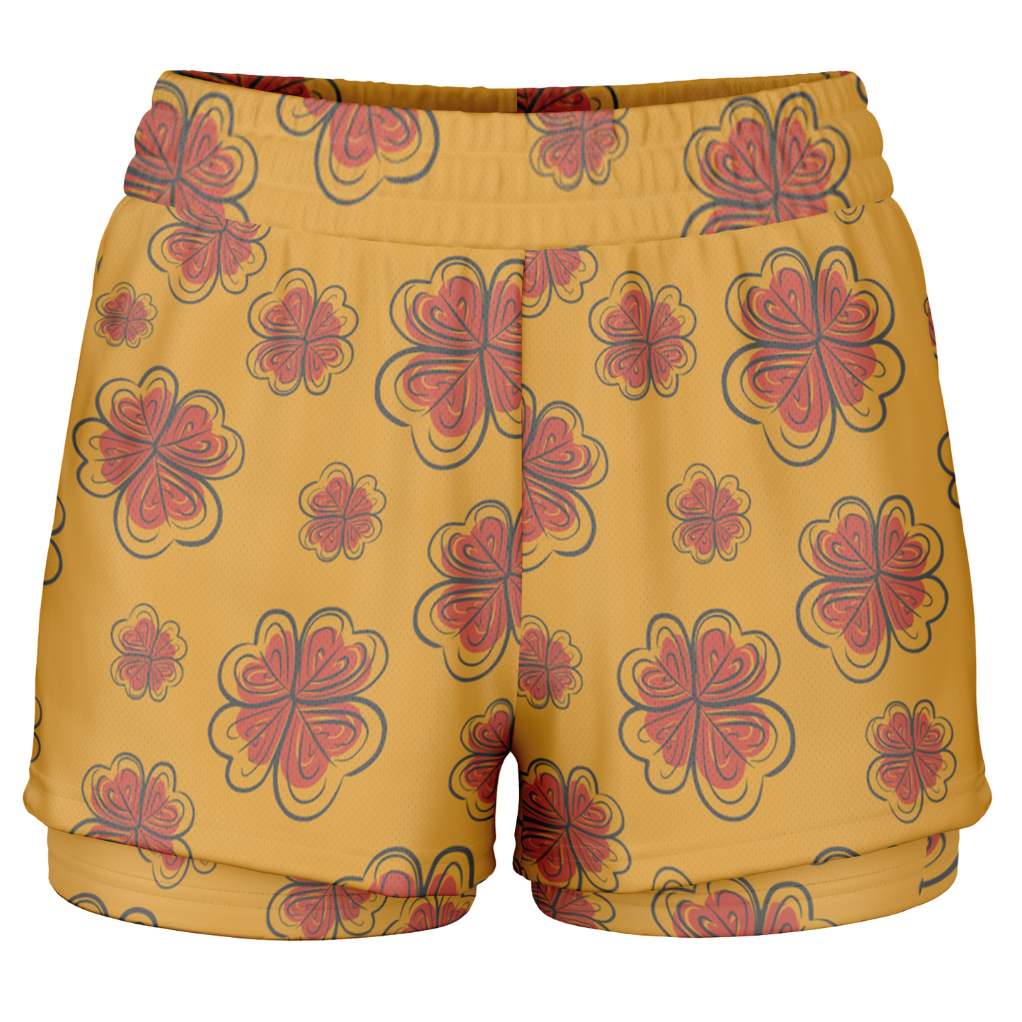 Orange Blossoms V1.1 2-in-1 Shorts