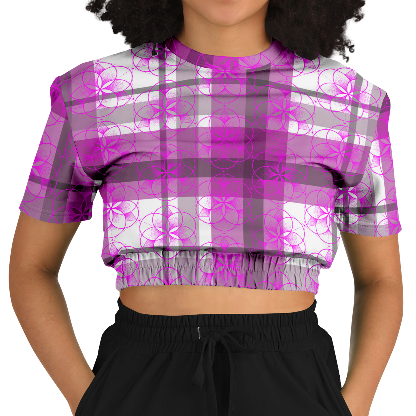the-underground-bus-line-sacred-crown-cropped-short-sleeved-sweatshirt