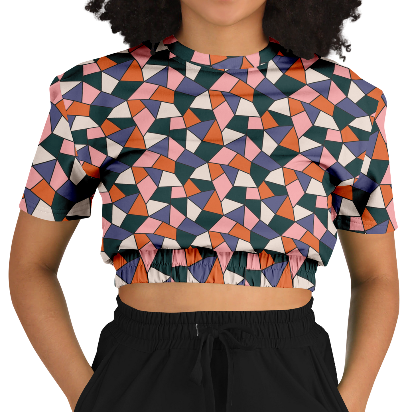 the-underground-bus-line-stained-cropped-short-sleeved-sweatshirt