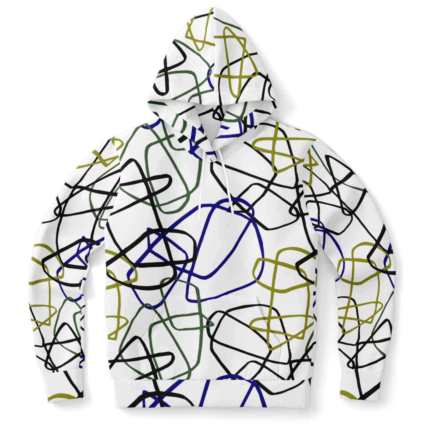 Doodling Away Hoodie - White