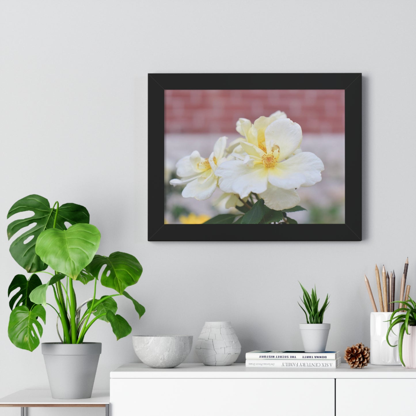 Lemonade Flower Framed Horizontal Poster