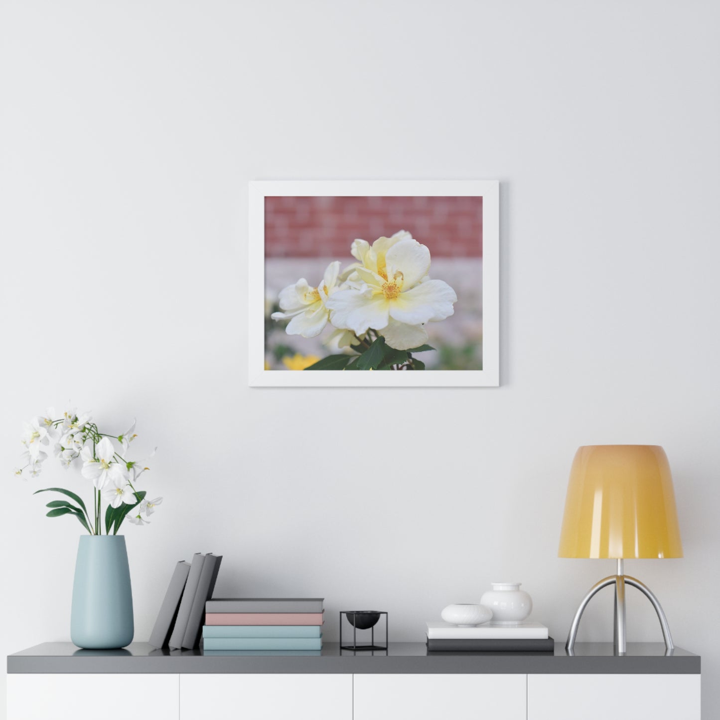 Lemonade Flower Framed Horizontal Poster