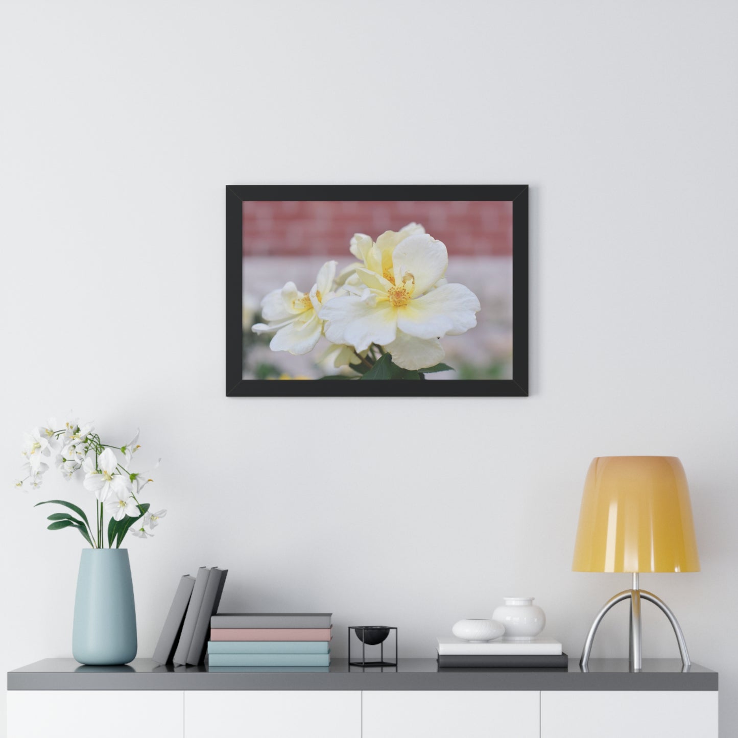 Lemonade Flower Framed Horizontal Poster