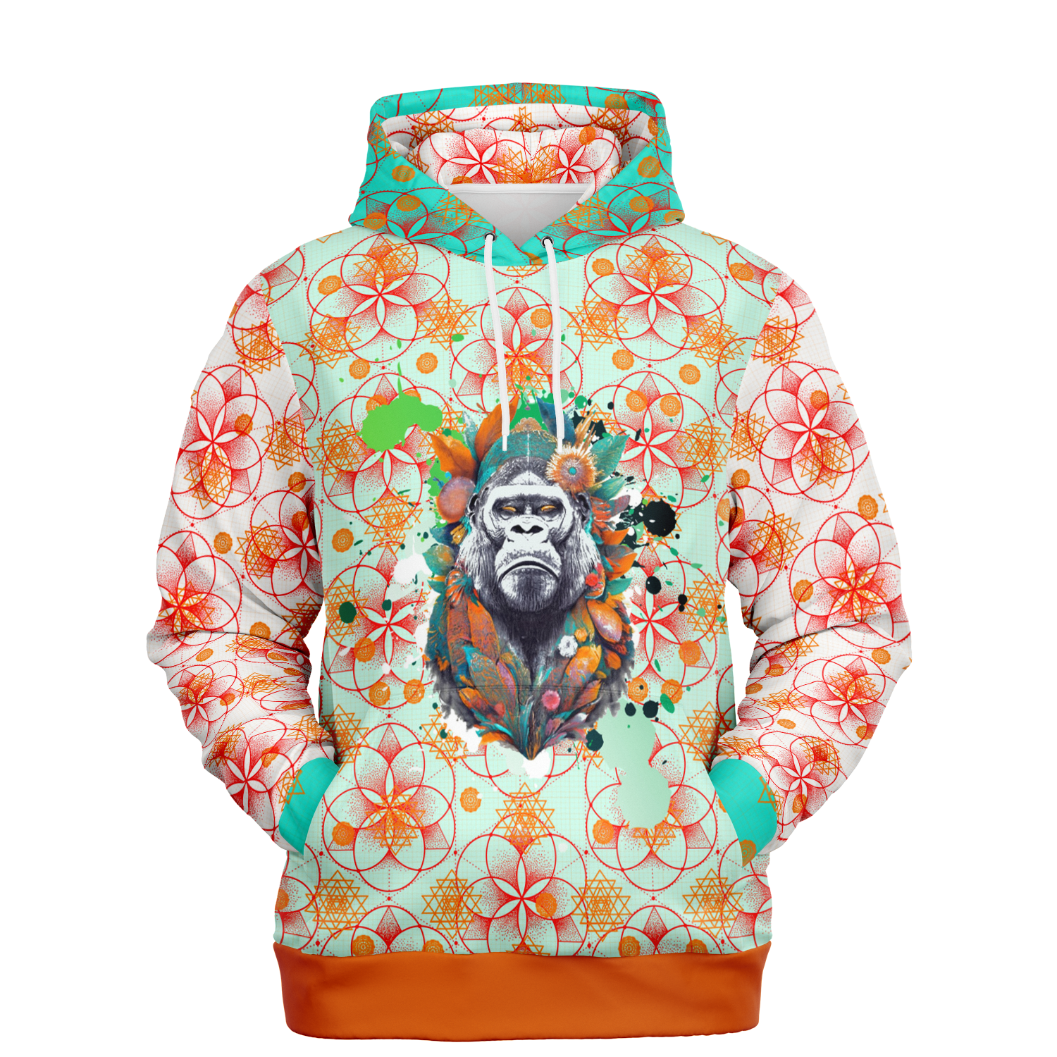 the-underground-bus-line-pullover-hoodie-sacred-Ape-orange-trim