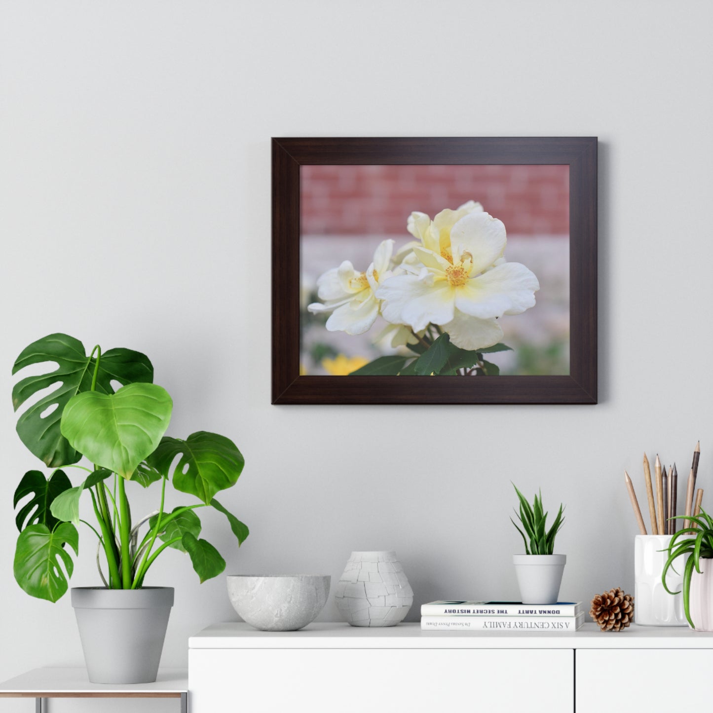 Lemonade Flower Framed Horizontal Poster