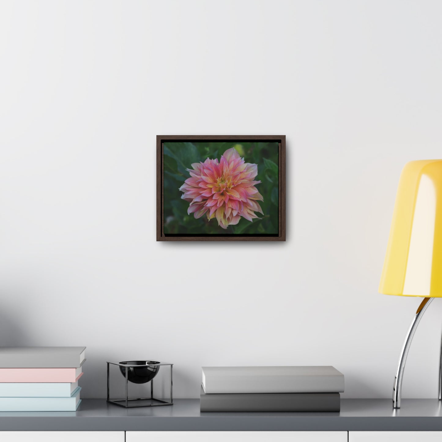 Evanah Dahlia Framed Canvas Wraps