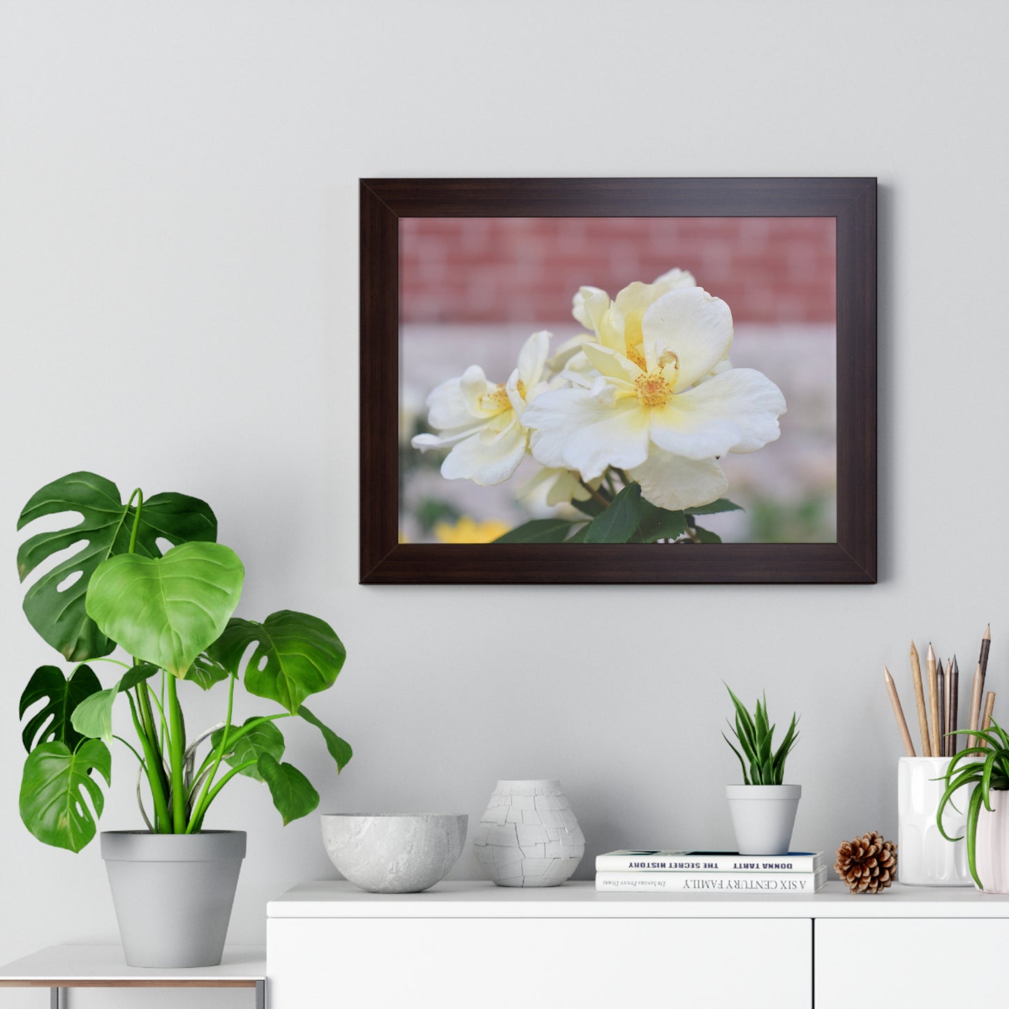 Lemonade Flower Framed Horizontal Poster