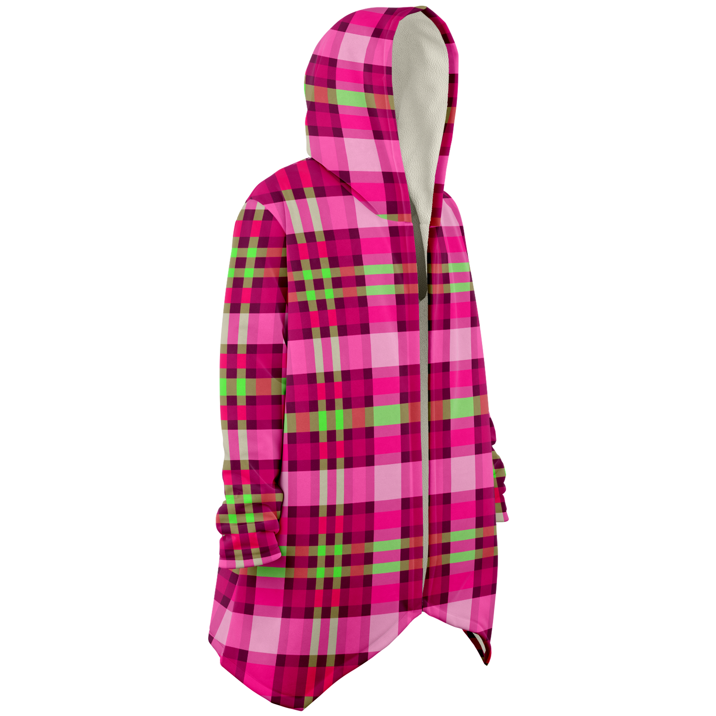 Cool Bear Microfleece Cloak - Plaid