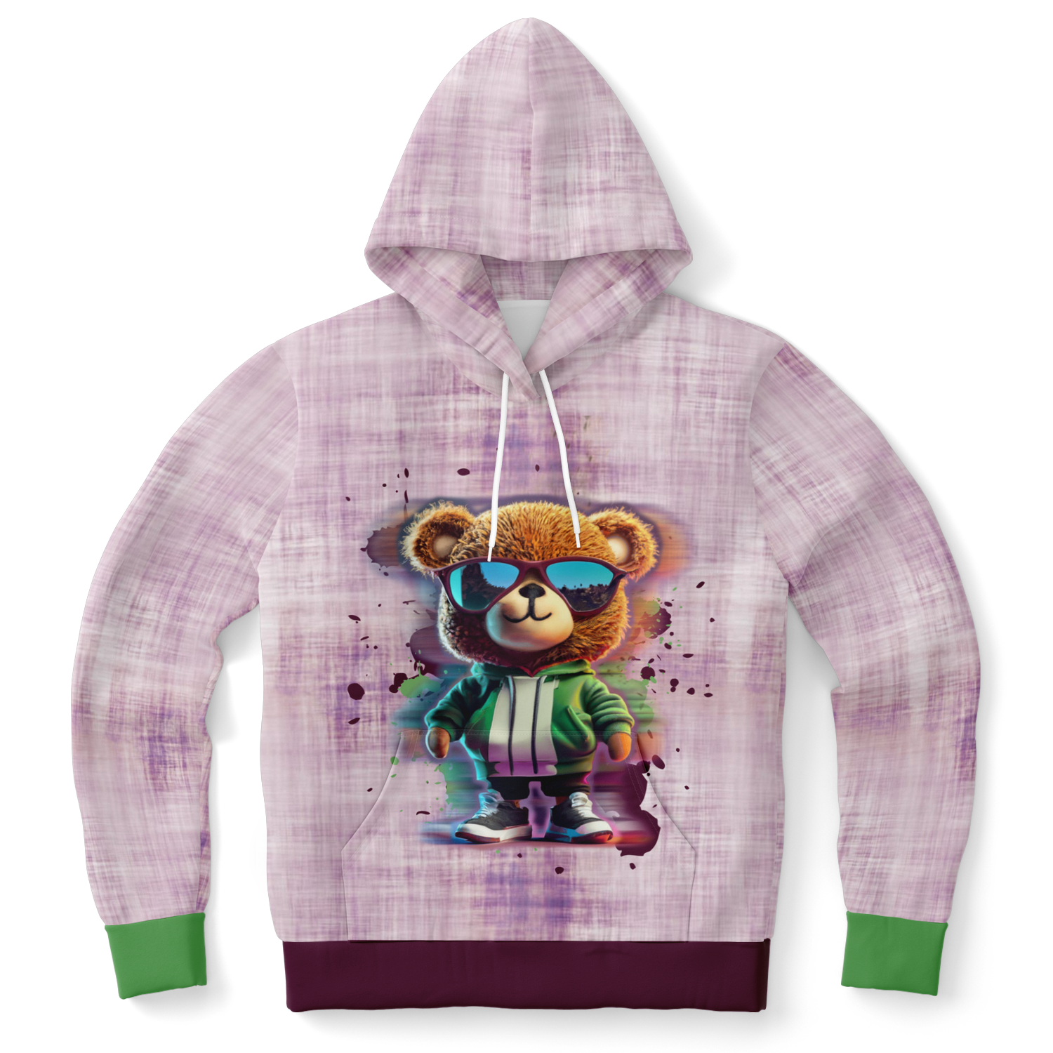 the-underground-bus-line-pullover-hoodie-cool-Bear-scratch