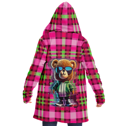 Cool Bear Microfleece Cloak - Plaid