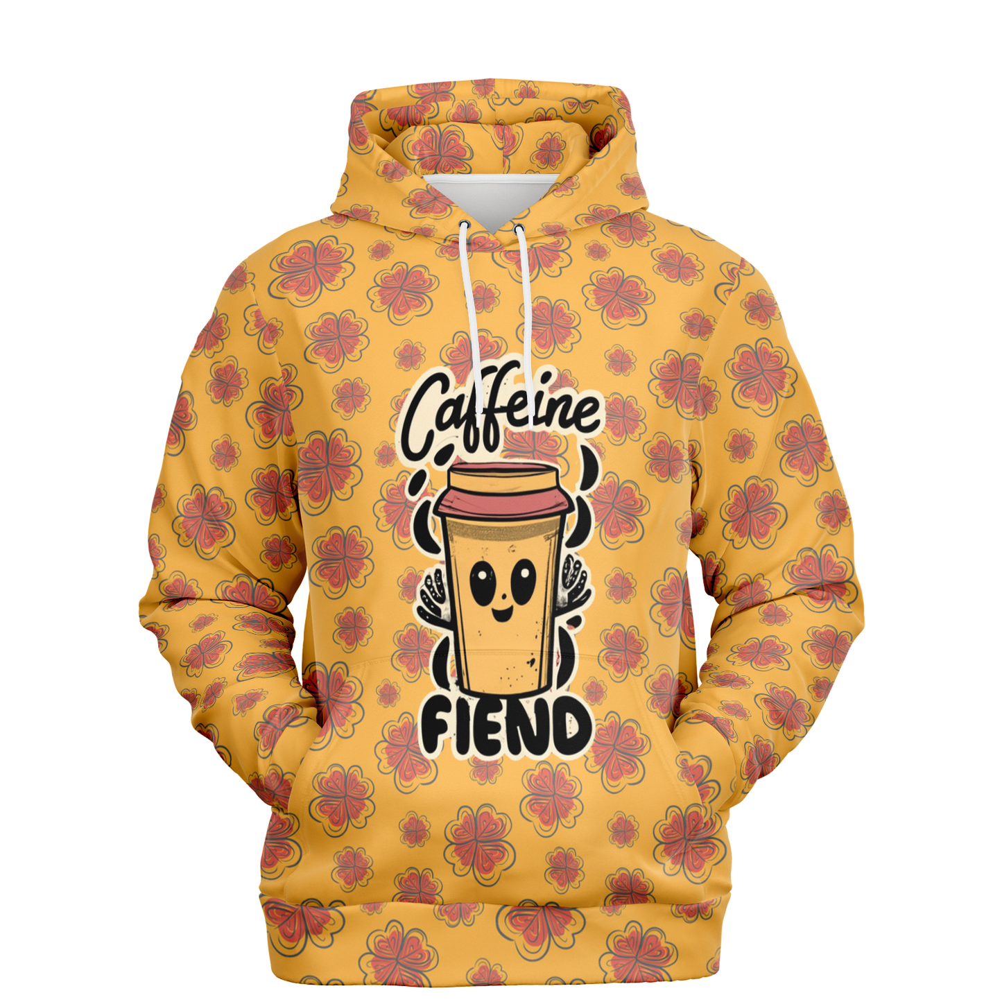 Caffeine Fiend Hoodie - Happy Coffee