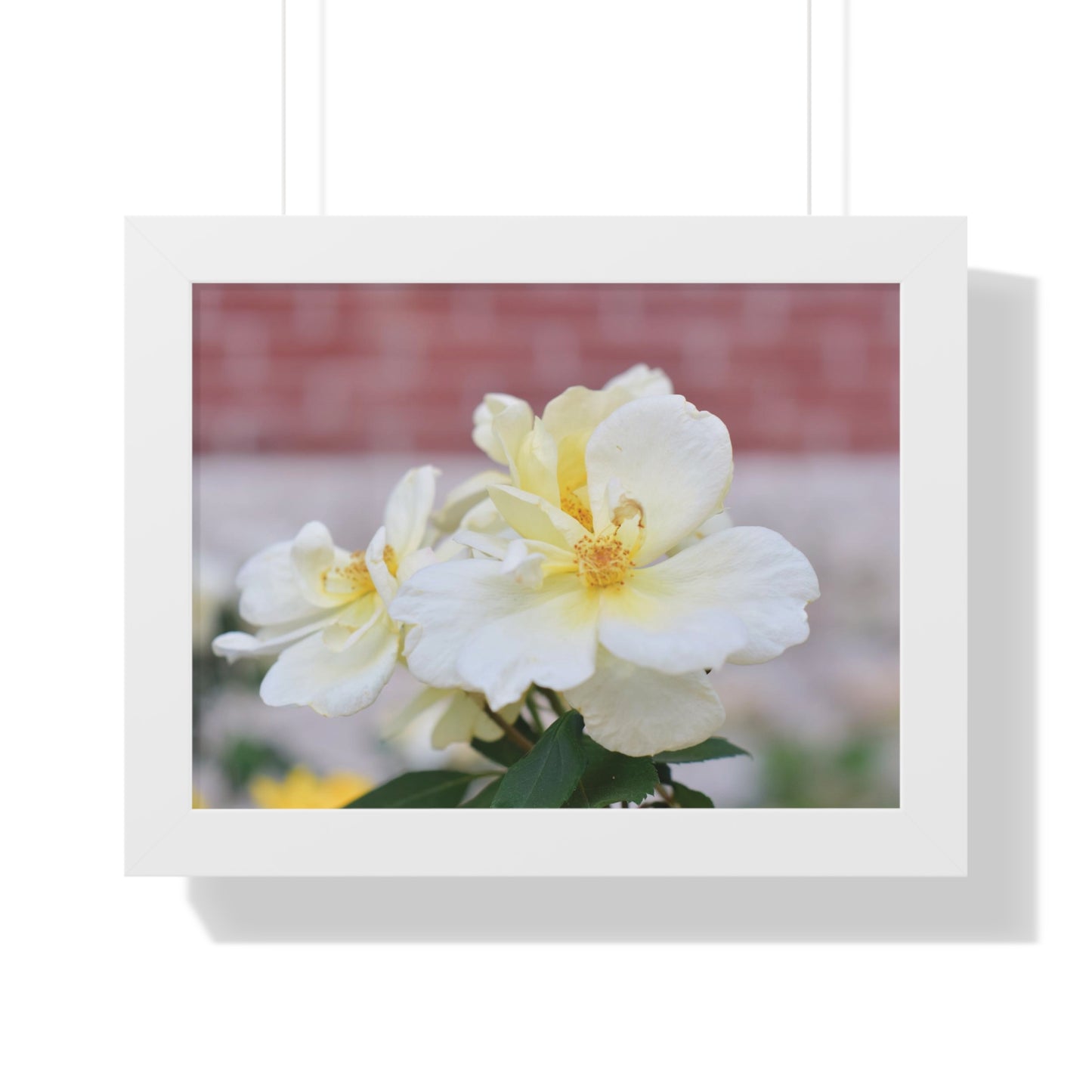 Lemonade Flower Framed Horizontal Poster