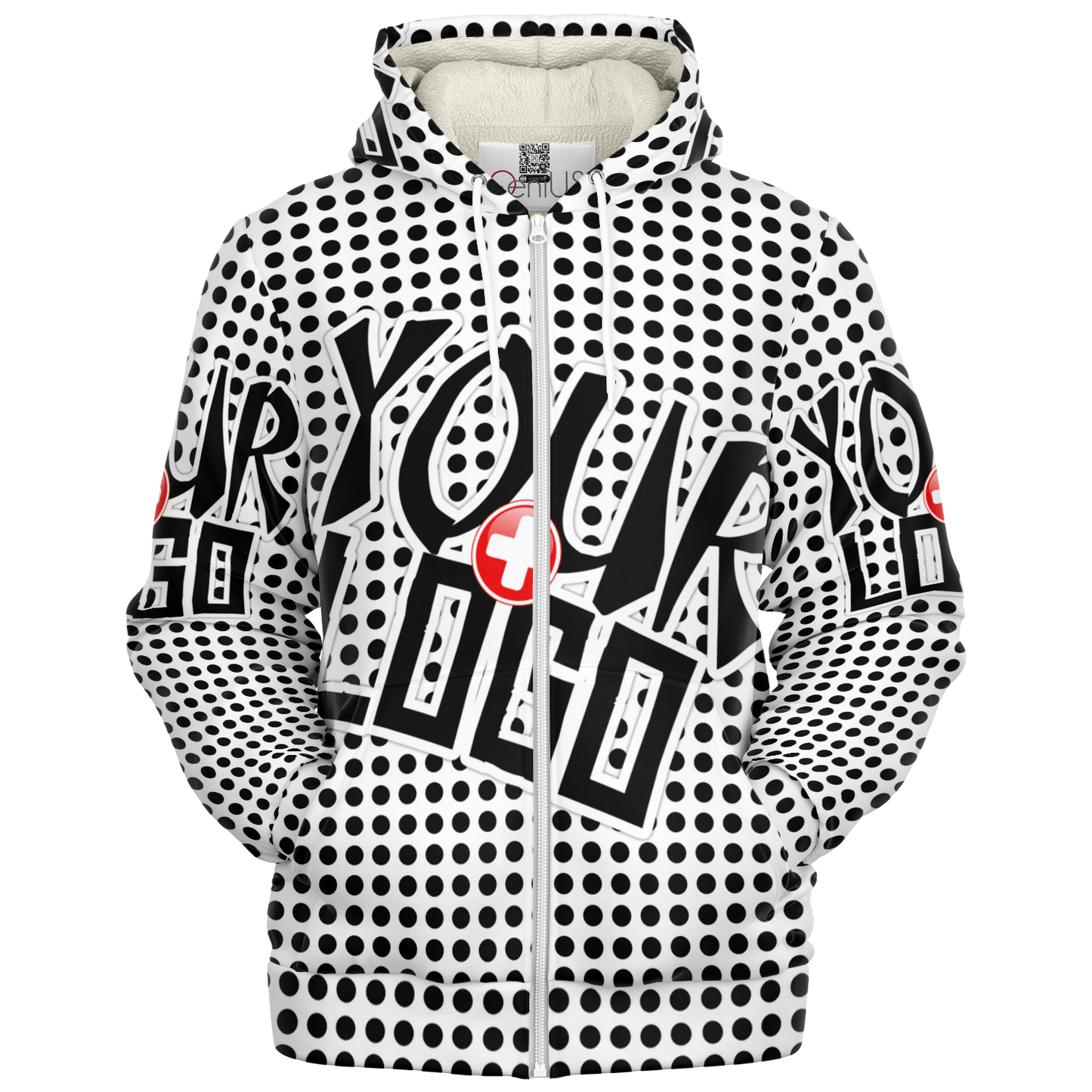 Custom Microfleece Zip Hoodie