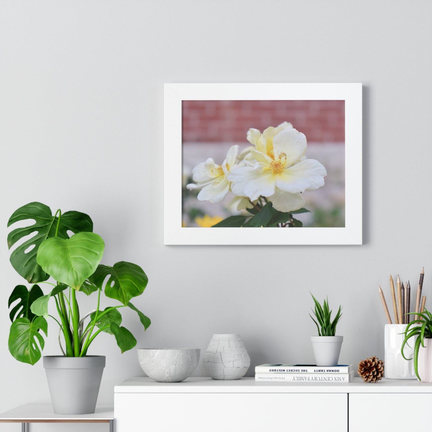 Lemonade Flower Framed Horizontal Poster