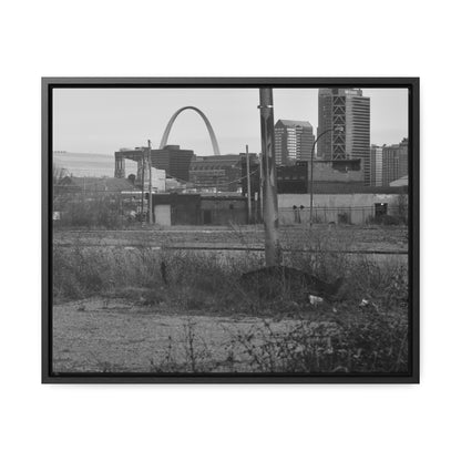 The Other Side B&W Framed Canvas Wraps