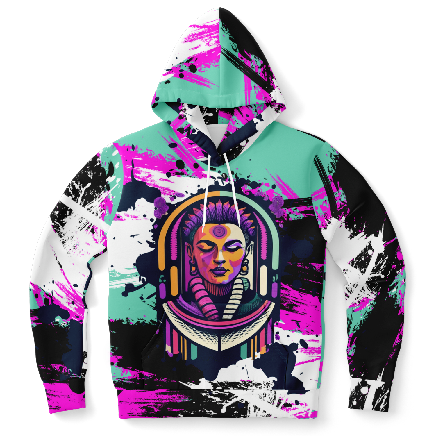 the-underground-bus-line-pullover-hoodie-multi-Frequency