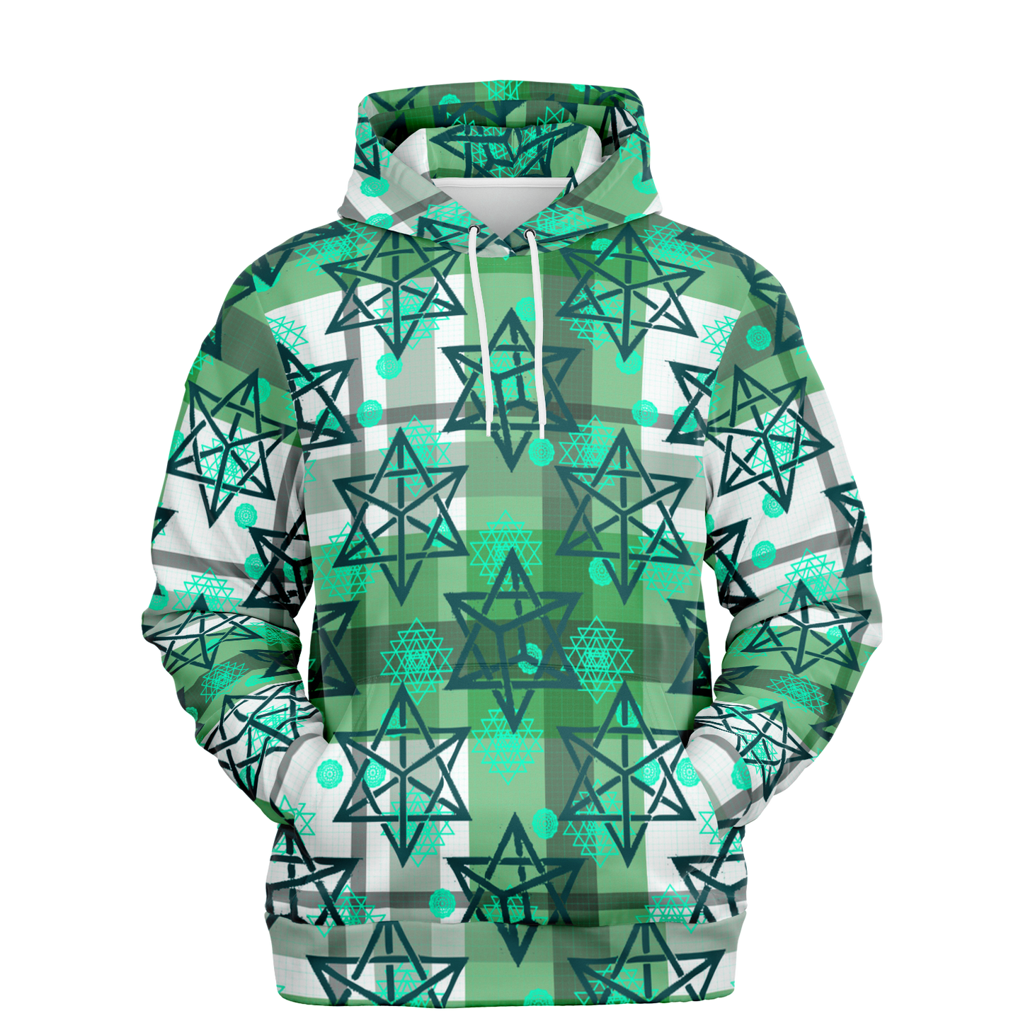 Merkaba Hoodie - Plaid