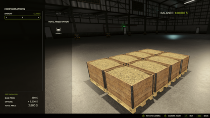 FS25 Cow Food Pallets