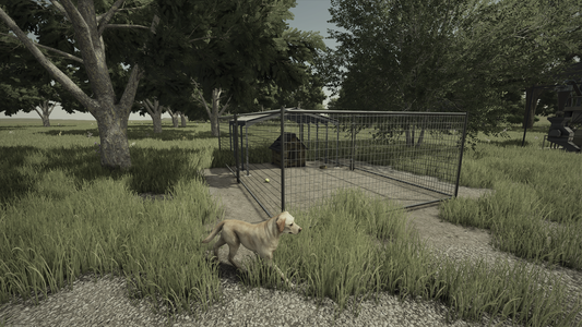 FS25 Fenced Dog House