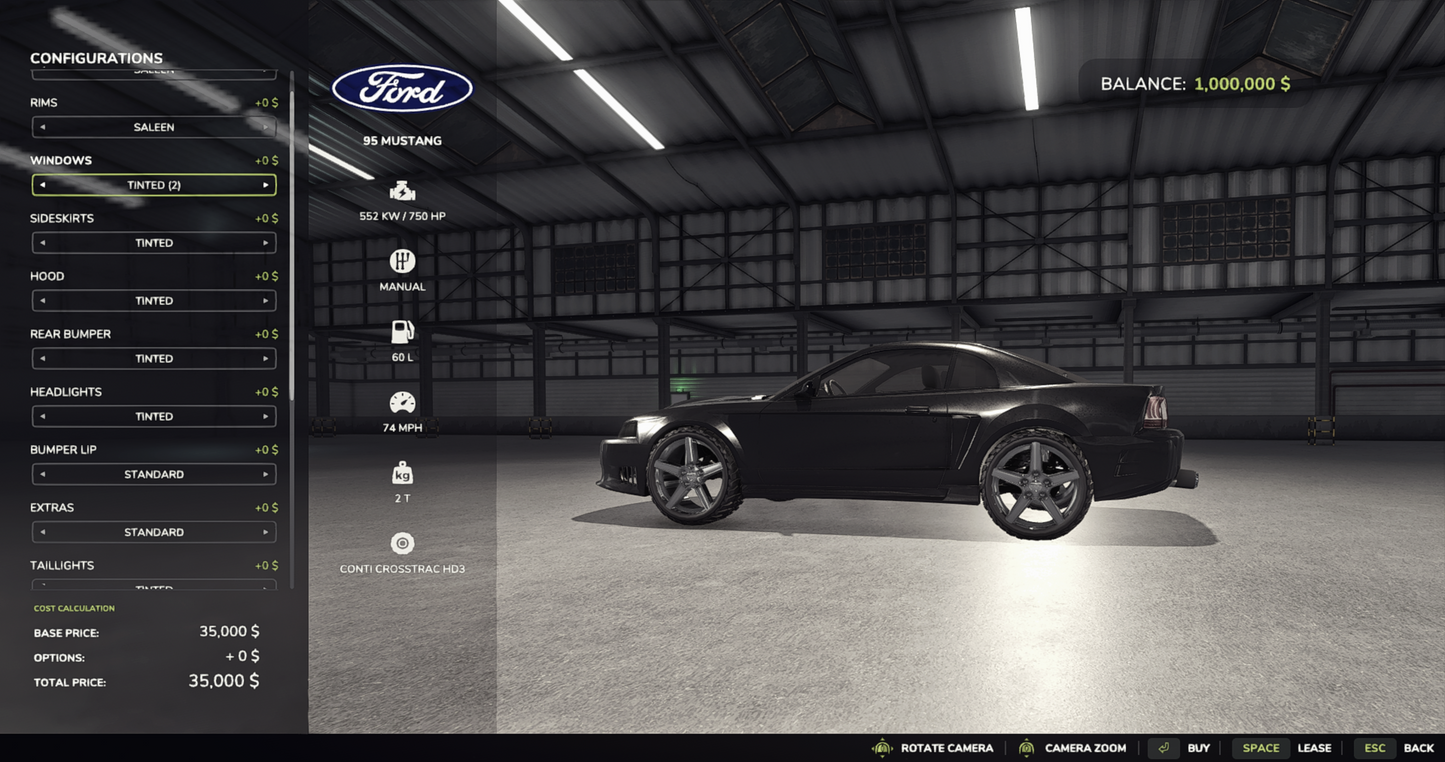 FS25 Mega Mod Pack - (95 Ford Mustang)