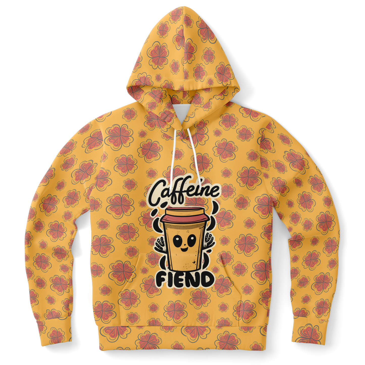 Caffeine Fiend Hoodie - Happy Coffee