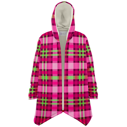 Cool Bear Microfleece Cloak - Plaid