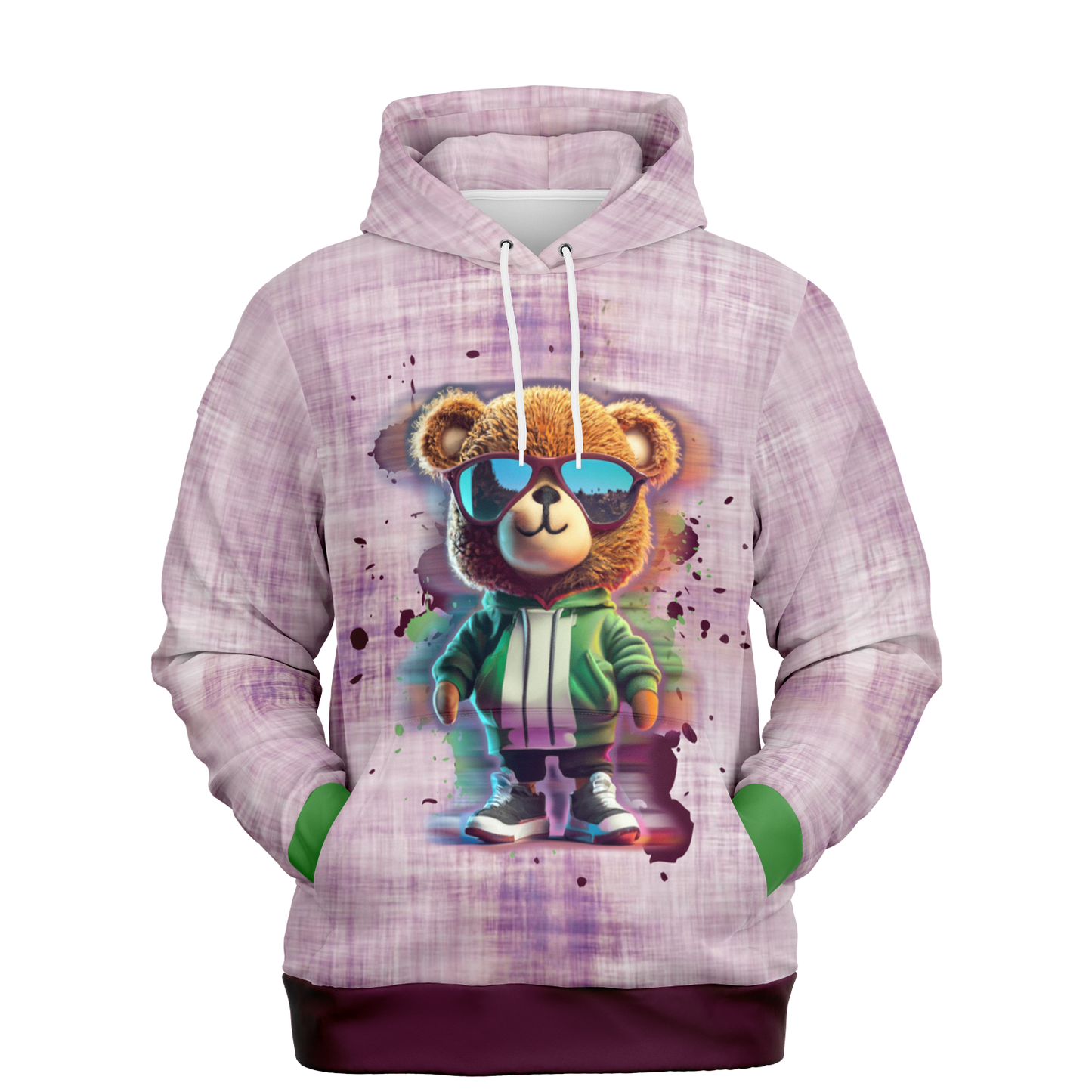 the-underground-bus-line-pullover-hoodie-cool-Bear-scratch