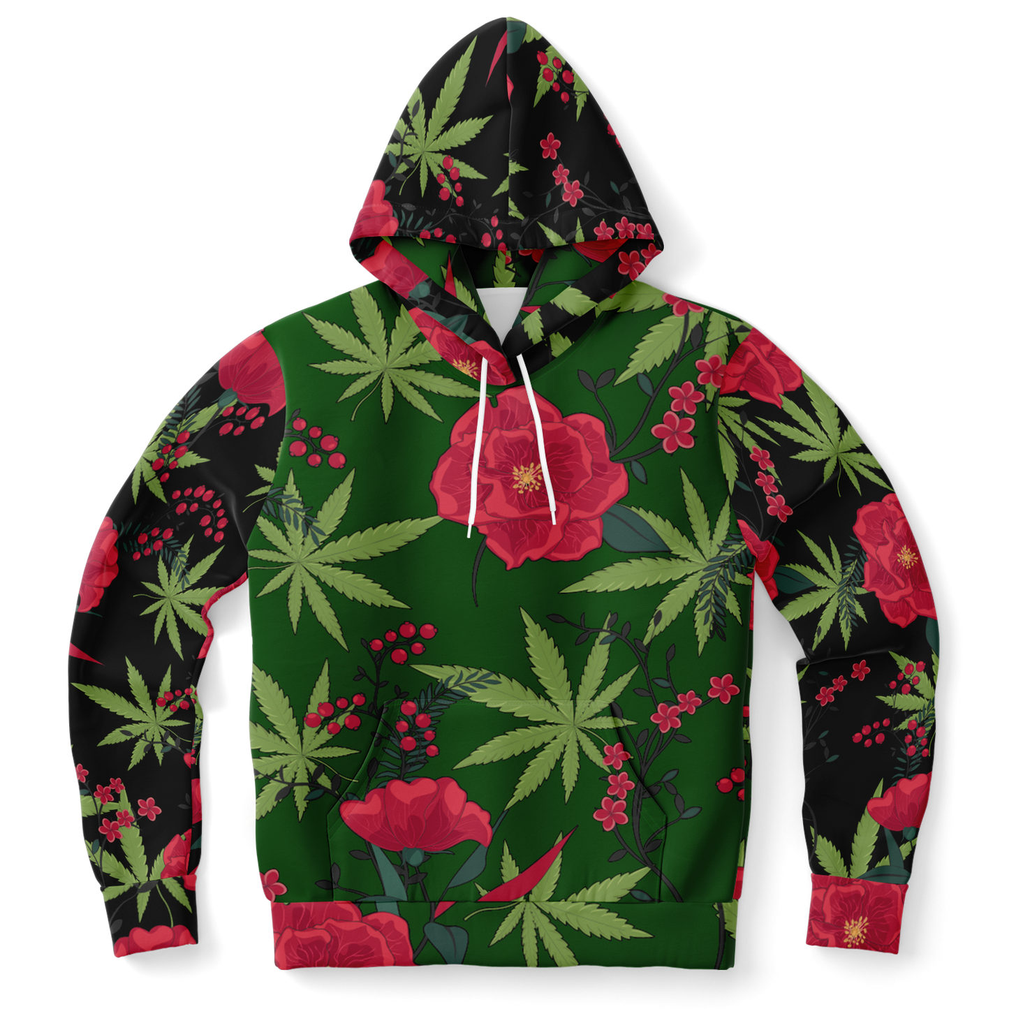 the-underground-bus-line-pullover-hoodie-THC-high-class-Green