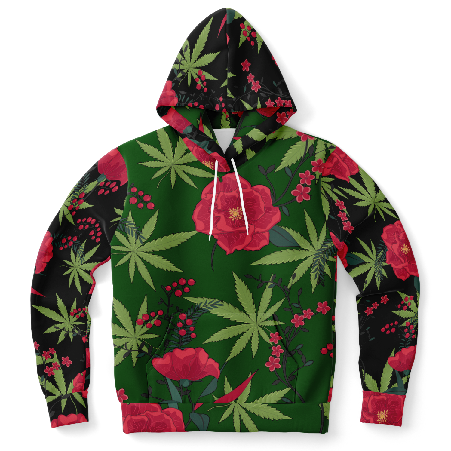 the-underground-bus-line-pullover-hoodie-THC-high-class-Green