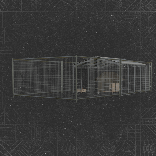 FS25 Fenced Dog House