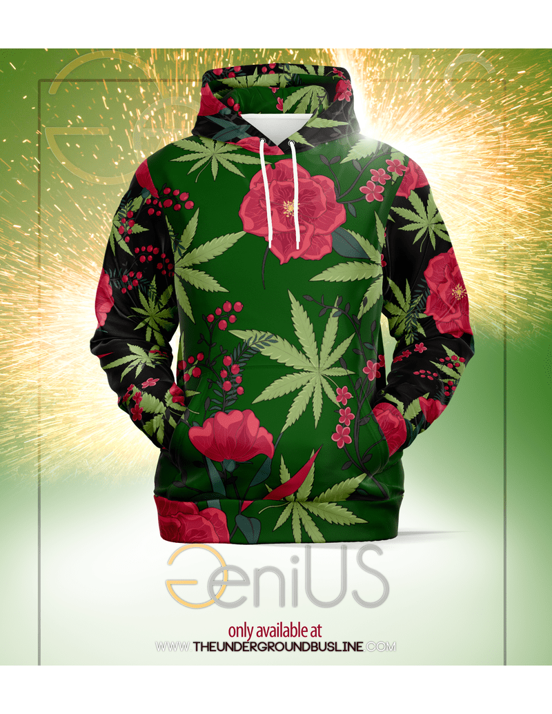 the-underground-bus-line-pullover-hoodie-THC-high-class-Green