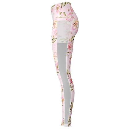 Pink Tourmaline V1.2 Mesh Pocket Leggings