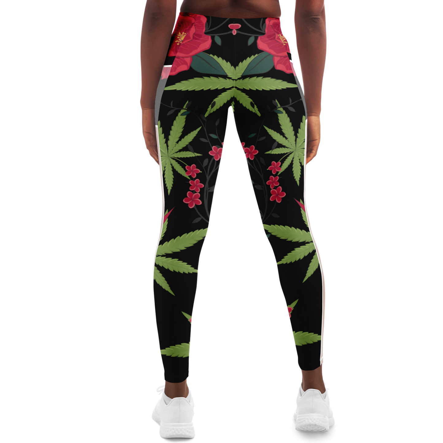 Flowers Cannibi V2.3 Mesh Pocket Leggings