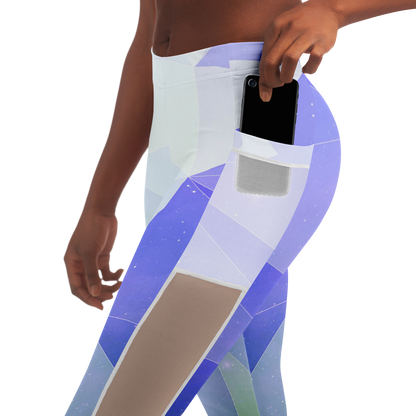 Blue Stardust V2.1 Mesh Pocket Leggings