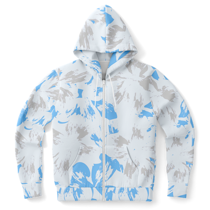 the-underground-bus-line-zip-up-hoodie-bleached-powder-blue