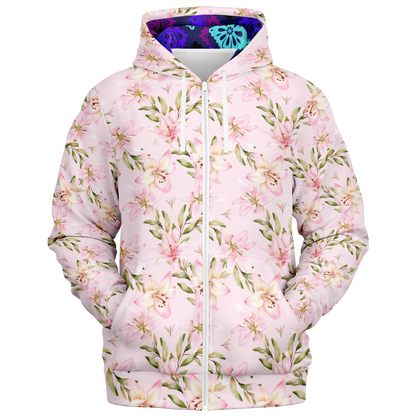 the-underground-bus-line-zip-up-hoodie-pink-tourmaline