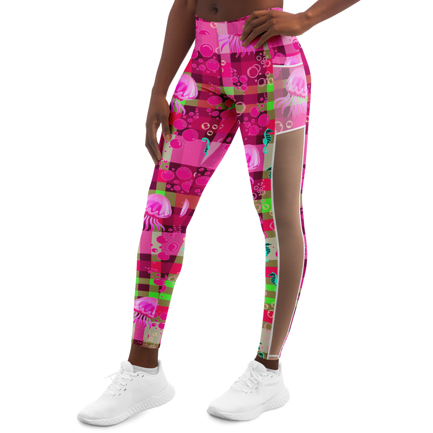 Pink ish V2.1 Mesh Pocket Leggings