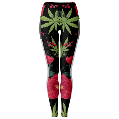 Flowers Cannibi V2.3 Mesh Pocket Leggings