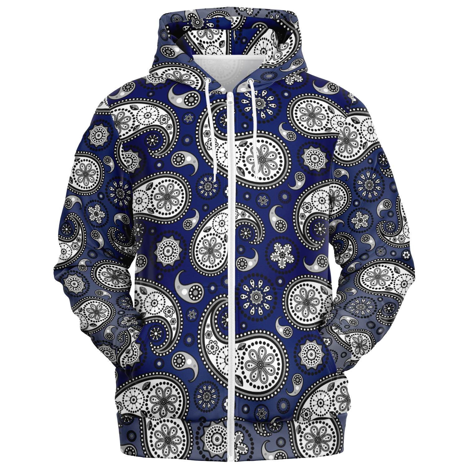 the-underground-bus-line-zip-up-hoodie-blue-Black-paisley