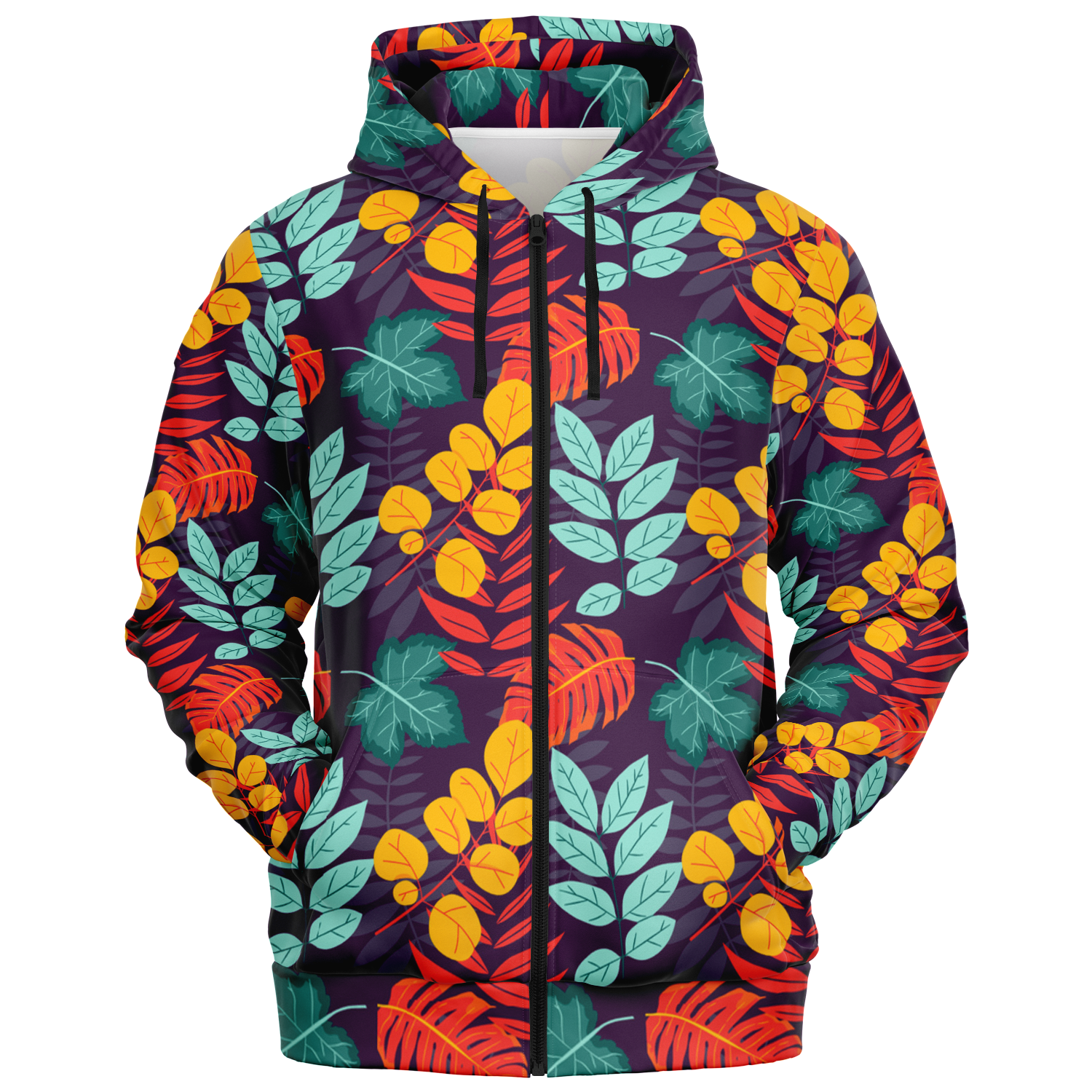 the-underground-bus-line-zip-up-hoodie-nature-Realist