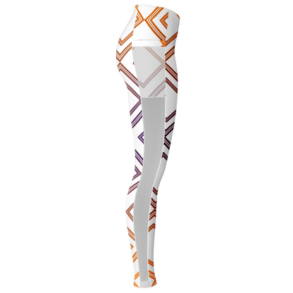 Abstract V1.1 Mesh Pocket Leggings