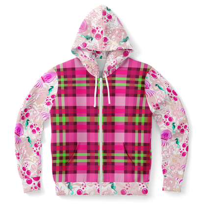 the-underground-bus-line-zip-up-hoodie-pink-Ish