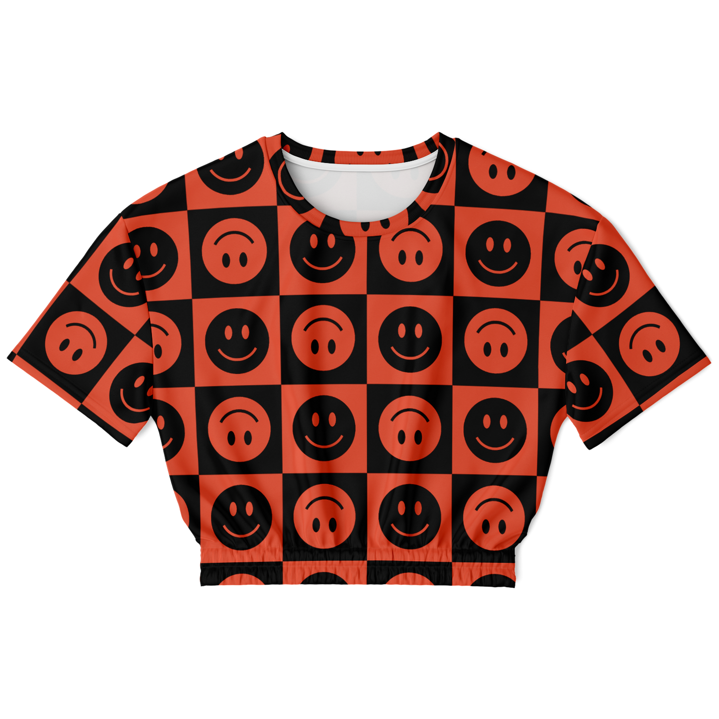 the-underground-bus-line-be-happy-cropped-short-sleeved-sweatshirt