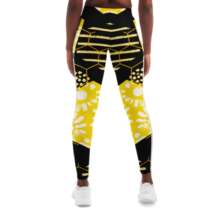 Solar Plexus Healing Mesh Pocket Leggings